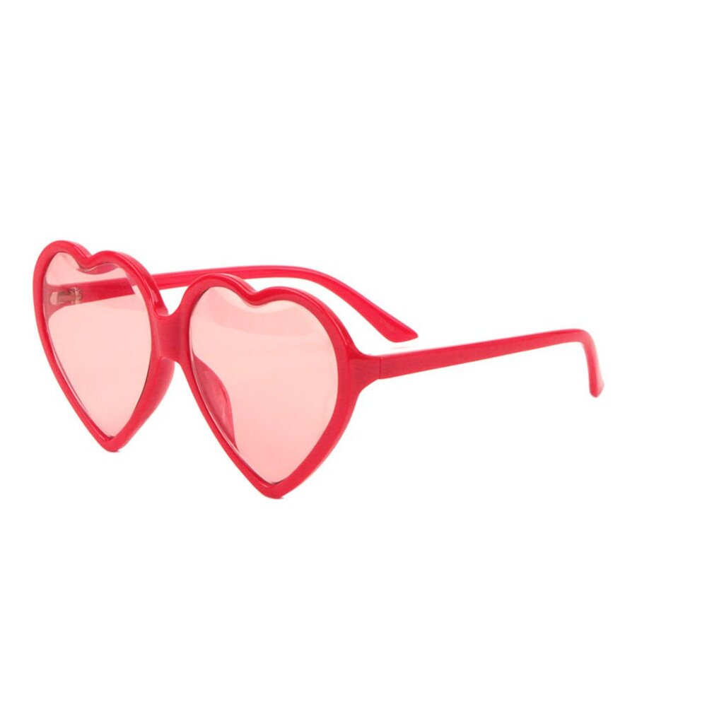 Heart Shaped Diamond Cut Lens Fashion Sunglasses